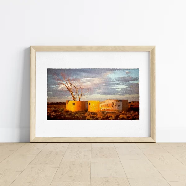 Watercolour Print Laverton is located on the edge of Australia's two largest deserts – the Victoria and the Great Sandy